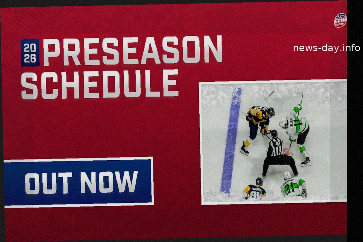 ECHL Unveils Preseason Game Calendar